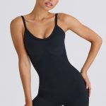 Super Sculpt Seamless Unitard in Black - Image 6