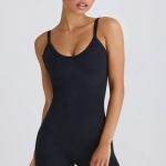 Super Sculpt Seamless Unitard in Black - Image 7