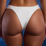 Bead-Embellished Wide-Strap Cheeky Bikini Bottoms in Ivory - Image 6