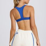 Pleated Mini Shorts in White - Image 2