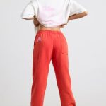 Petite Oversized Joggers in Red - Image 2