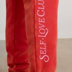 Petite Oversized Joggers in Red - Image 8