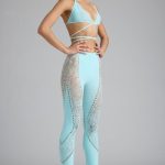 Petite Embellished Mid-Rise Flared Trousers in Ice Blue - Image 7