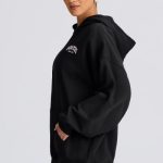 Oversized Hoodie in Black - Image 3