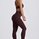 Super Sculpt Seamless High-Waist Leggings in Chocolate - Image 4