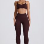 Super Sculpt Seamless High-Waist Leggings in Chocolate - Image 6