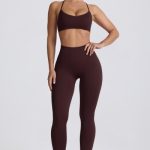 Super Sculpt Seamless High-Waist Leggings in Chocolate - Image 8