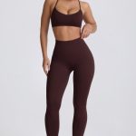 Super Sculpt Seamless High-Waist Leggings in Chocolate - Image 9