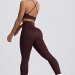 Super Sculpt Seamless High-Waist Leggings in Chocolate - Image 10