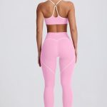 Soft Active Mid-Rise Leggings in Baby Pink - Image 3