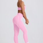 Soft Active Mid-Rise Leggings in Baby Pink - Image 4