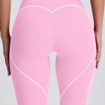 Soft Active Mid-Rise Leggings in Baby Pink - Image 5