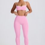 Soft Active Mid-Rise Leggings in Baby Pink - Image 6