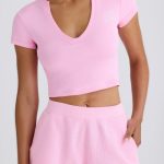 Elasticated Shorts in Bubblegum Pink - Image 4