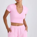 Elasticated Shorts in Bubblegum Pink - Image 6