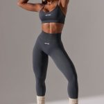 High Waist Super Sculpt Leggings in Grey - Image 5