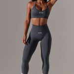 High Waist Super Sculpt Leggings in Grey - Image 7