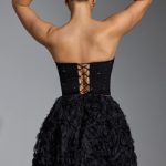 Floral-Appliqu?? Mini Skirt in Black - Image 19