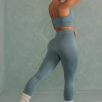 Super Sculpt Full Length Leggings in Mineral Green