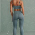 Super Sculpt Full Length Leggings in Mineral Green - Image 4
