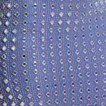 Embellished Square Neck Crop Top in Blue - Image 4