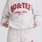 Oversized Crew-Neck Sweatshirt in Grey Marl - Image 4