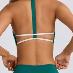 Soft Active Scoop-Neck Sports Bra in Varsity Green - Image 5