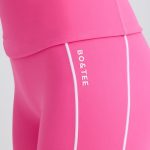 Soft Active Foldover Flared Trousers in Bubblegum Pink - Image 4