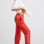 Oversized Joggers in Red - Image 3