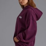 Oversized Hoodie in Grape - Image 3