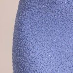 Embellished Strapless Cowl Neck Maxi Dress in Powder Blue - Image 4