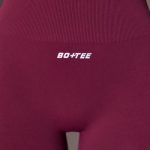 High Waist Super Sculpt Biker Shorts in Plum - Image 7