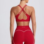 Soft Active Mini Shorts in Hot Red - Image 2