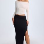 Modal One-Shoulder Ruched Top in Ivory - Image 8