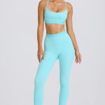 Petite Soft Active Leggings in Aqua