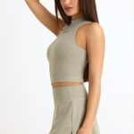 Soft Active Mini Skort in Mineral - Image 3