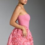 Embellished Corset Top in Pink - Image 3