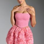 Embellished Corset Top in Pink - Image 9