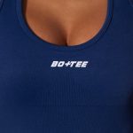 Petite Full Length Cut Out Back Unitard in Navy - Image 4
