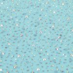 Embellished Mid-Rise Hot Pant Shorts in Ice Blue - Image 4