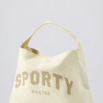 Sporty Oversized Tote Bag in Bone - Image 6