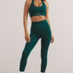 High Waist Define Luxe Leggings in Jade Green