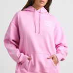 Oversized Hoodie in Bubblegum Pink - Image 7