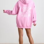 Oversized Hoodie in Bubblegum Pink - Image 8