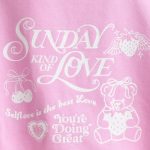Oversized Hoodie in Bubblegum Pink - Image 9