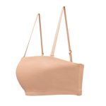 Soft Mesh Bandeau Bra in Warm Peach - Image 8