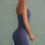 Super Sculpt Unitard in Steel Blue - Image 3