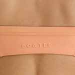Soft Active Contrast-Trim Sports Bra in Peach - Image 4