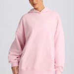 Oversized Hoodie in Soft Pink - Image 6
