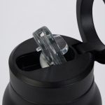 Magnetic Thermos-Insulated Stainless Steel Water Bottle in Black - Image 3